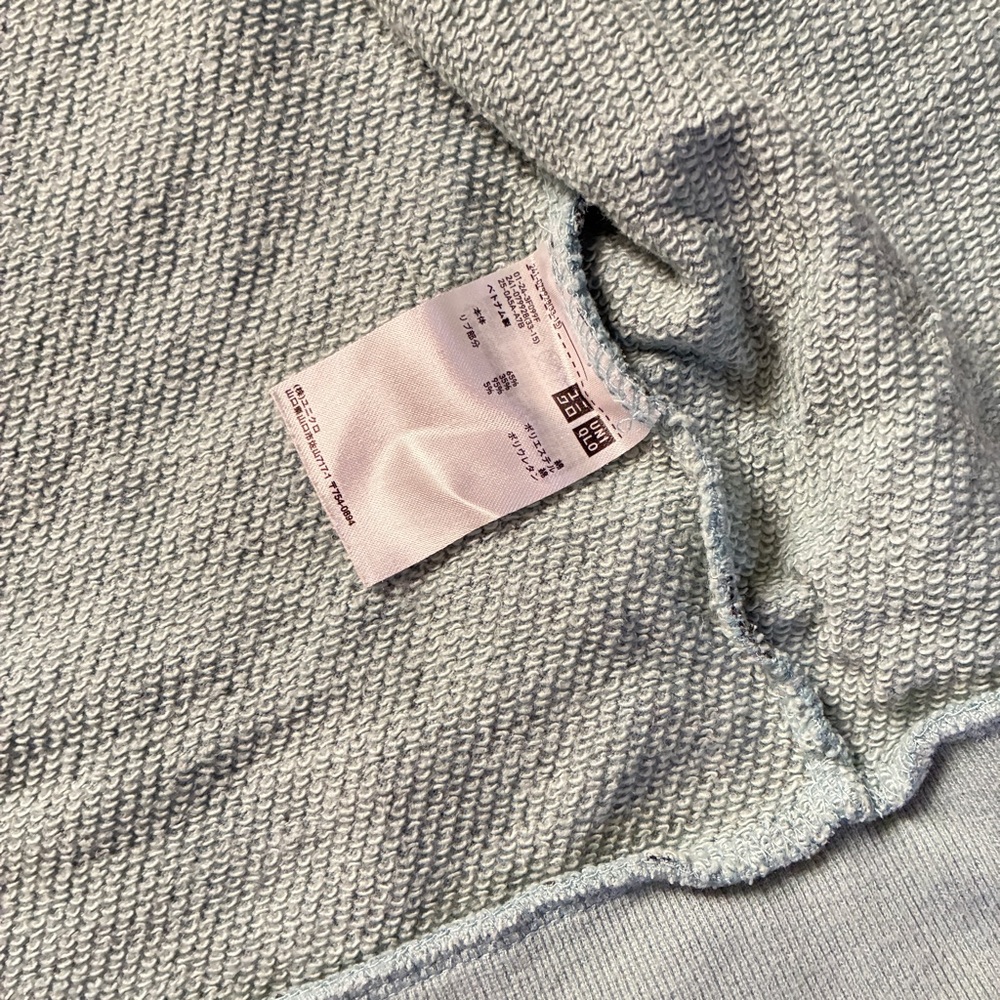 Uniqlo Ivana Helsinki Womens Hoodie Blue Full Zip Black Deer Print Size M - Picture 4 of 8